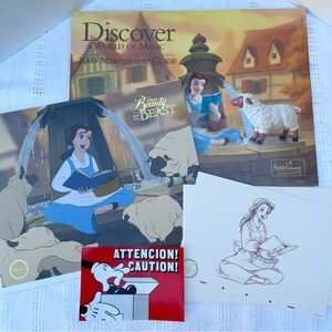WDCC Disney 2005 Membership Guide - World of Wonder Beauty and the Beast Litho